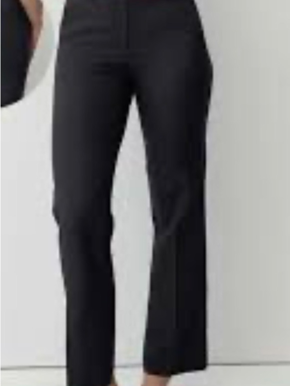 BCBGMaxAzria Black Straight-Leg Women's Pants